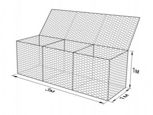 Габион ГСИ-К-3,0х1,0х1,0-С100-2,7-Ц